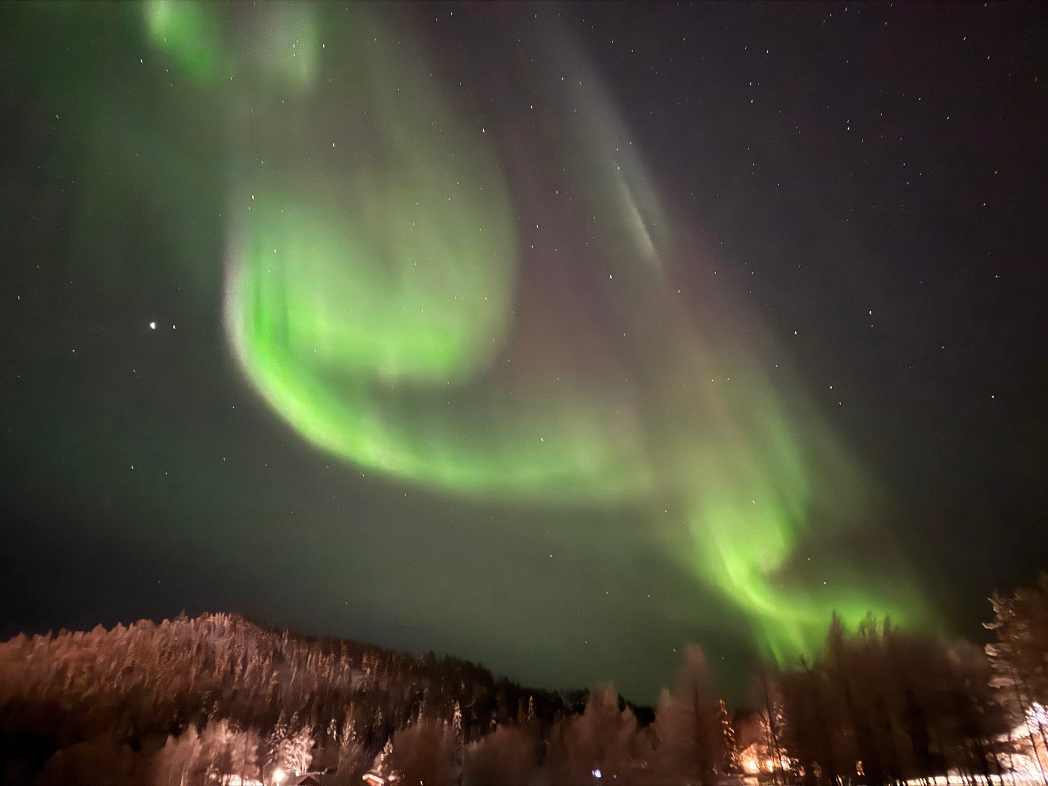 Aurora Borealis in Levi, Finland